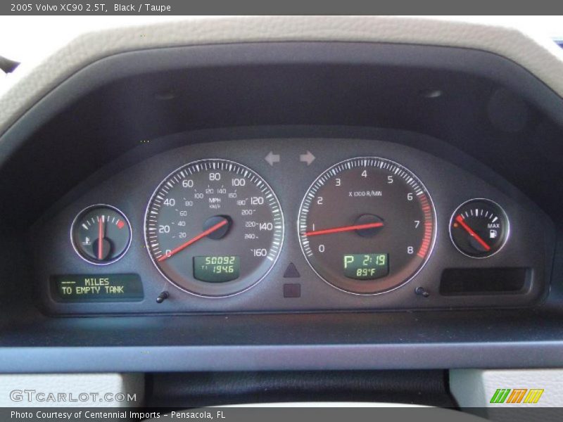 Black / Taupe 2005 Volvo XC90 2.5T