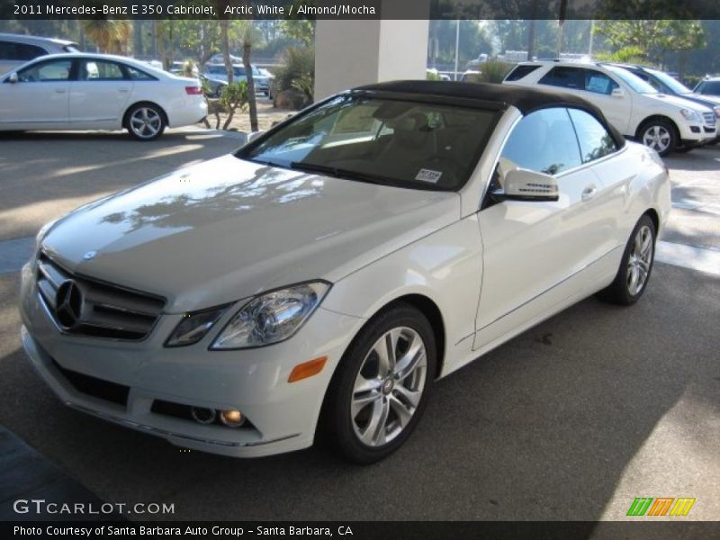 Arctic White / Almond/Mocha 2011 Mercedes-Benz E 350 Cabriolet