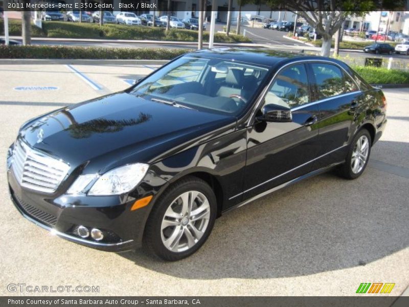 Black / Black 2011 Mercedes-Benz E 350 Sedan