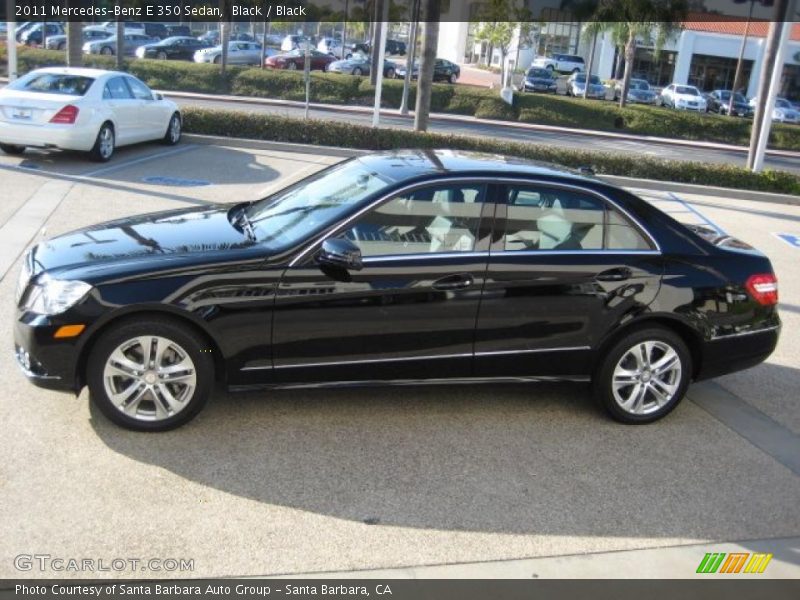 Black / Black 2011 Mercedes-Benz E 350 Sedan