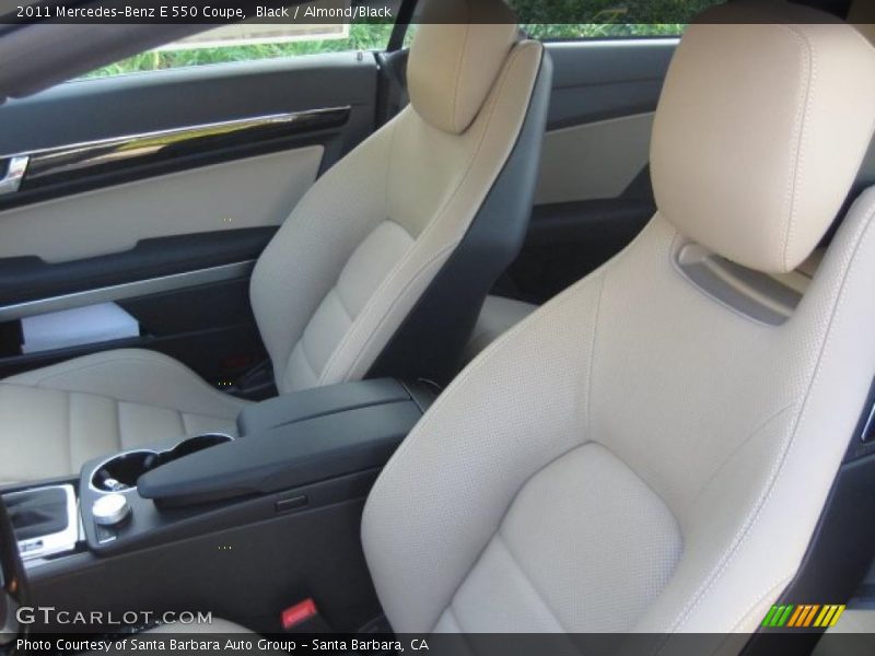  2011 E 550 Coupe Almond/Black Interior