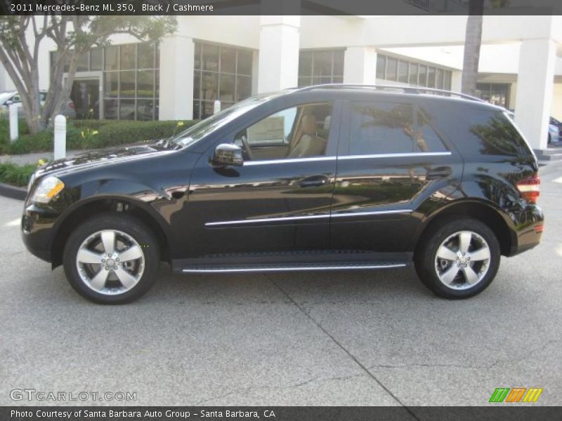 Black / Cashmere 2011 Mercedes-Benz ML 350