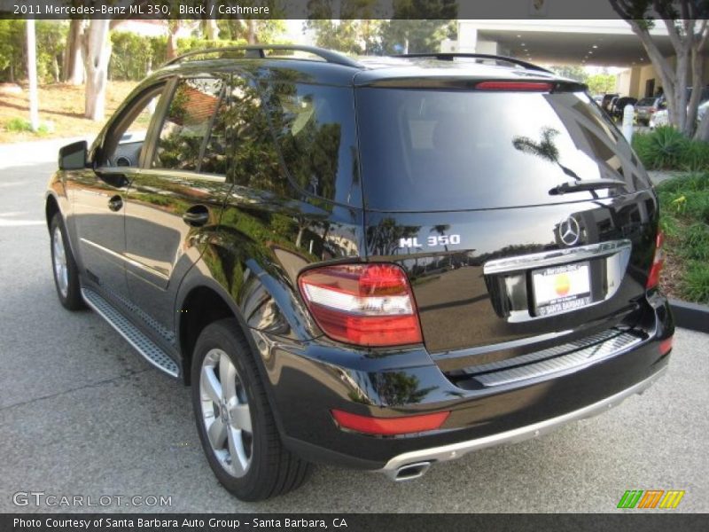 Black / Cashmere 2011 Mercedes-Benz ML 350