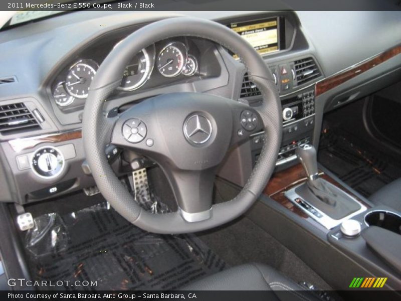 Black Interior - 2011 E 550 Coupe 