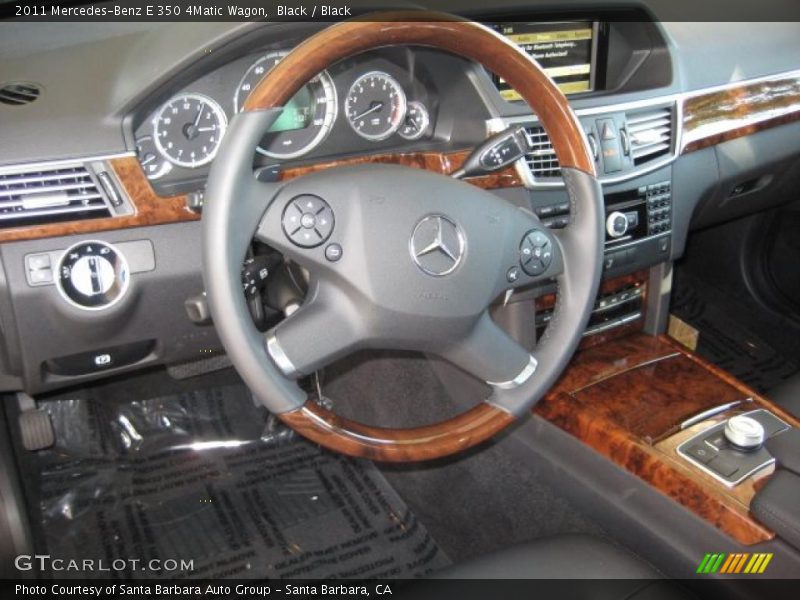Black / Black 2011 Mercedes-Benz E 350 4Matic Wagon