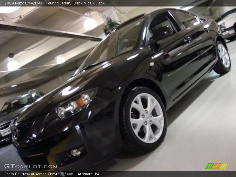 Black Mica / Black 2009 Mazda MAZDA3 i Touring Sedan