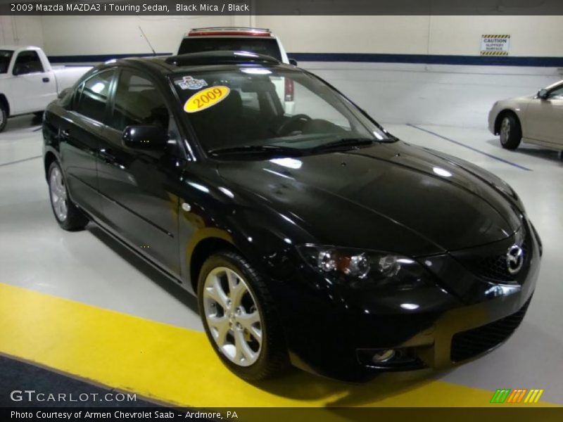 Black Mica / Black 2009 Mazda MAZDA3 i Touring Sedan
