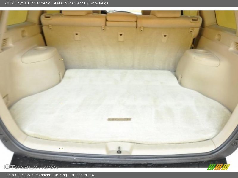 Super White / Ivory Beige 2007 Toyota Highlander V6 4WD