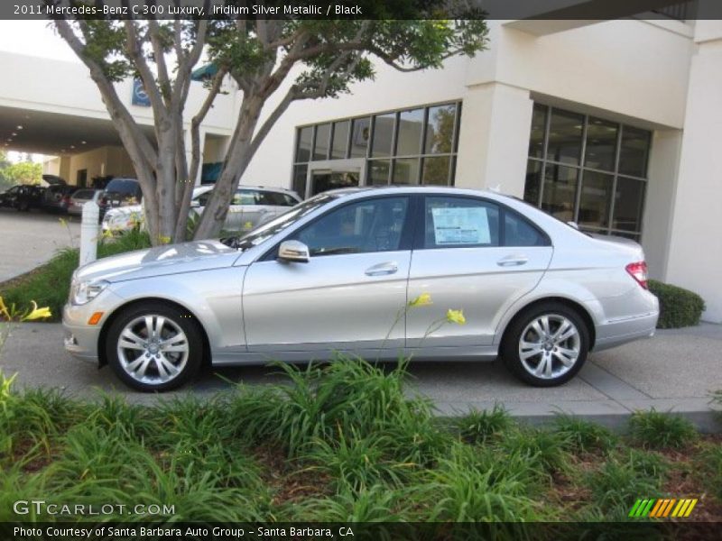Iridium Silver Metallic / Black 2011 Mercedes-Benz C 300 Luxury