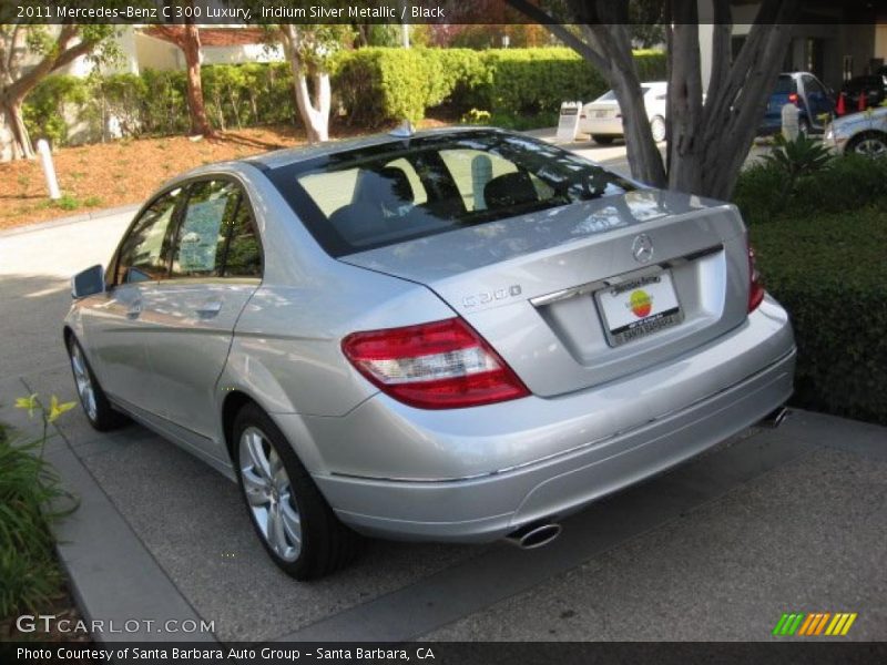 Iridium Silver Metallic / Black 2011 Mercedes-Benz C 300 Luxury