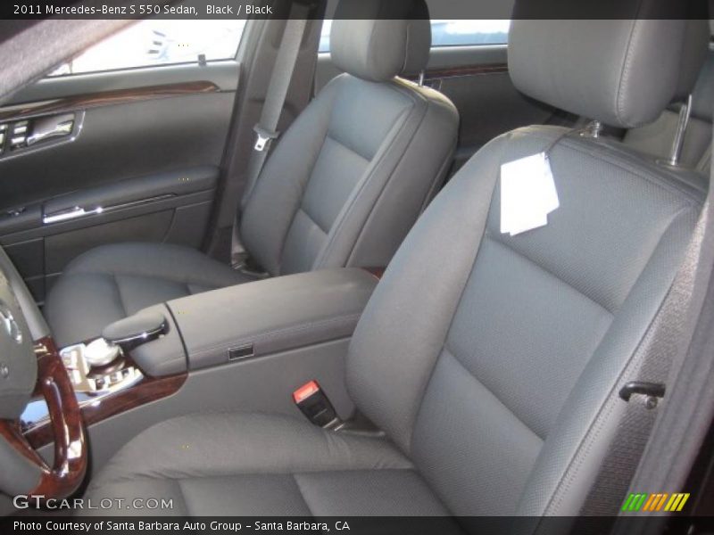 Black / Black 2011 Mercedes-Benz S 550 Sedan