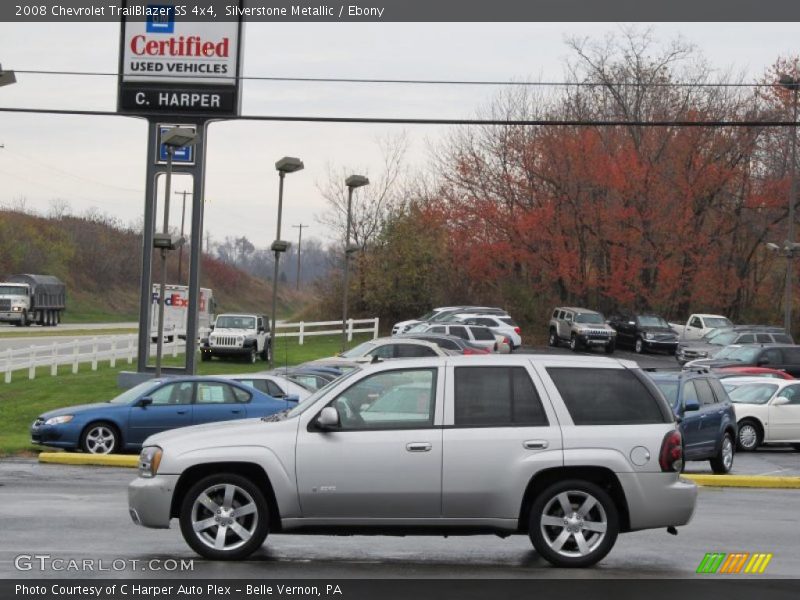Silverstone Metallic / Ebony 2008 Chevrolet TrailBlazer SS 4x4