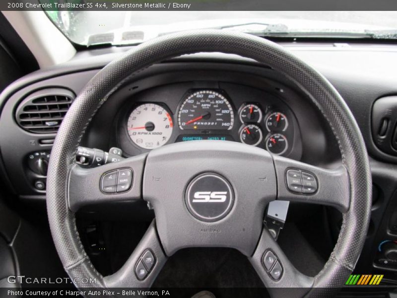 Silverstone Metallic / Ebony 2008 Chevrolet TrailBlazer SS 4x4
