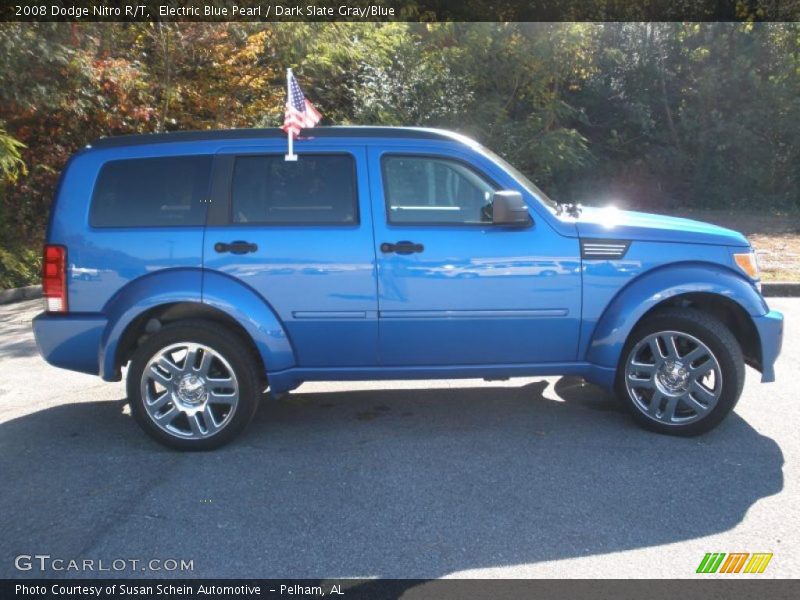 Electric Blue Pearl / Dark Slate Gray/Blue 2008 Dodge Nitro R/T