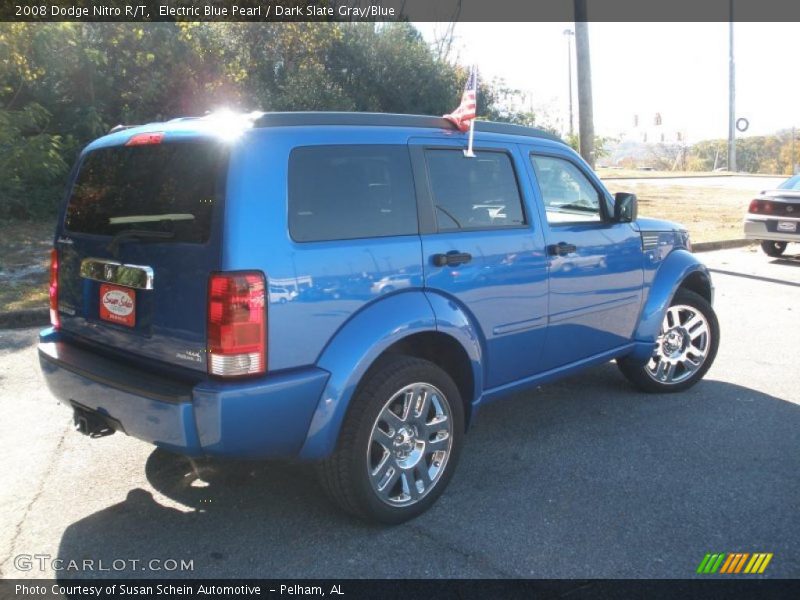 Electric Blue Pearl / Dark Slate Gray/Blue 2008 Dodge Nitro R/T