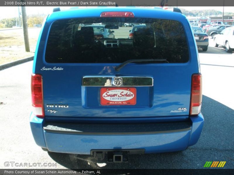 Electric Blue Pearl / Dark Slate Gray/Blue 2008 Dodge Nitro R/T