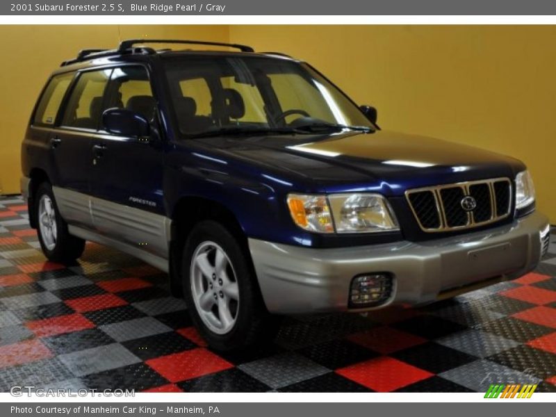 Blue Ridge Pearl / Gray 2001 Subaru Forester 2.5 S