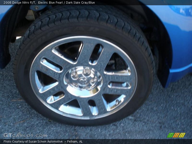 Electric Blue Pearl / Dark Slate Gray/Blue 2008 Dodge Nitro R/T
