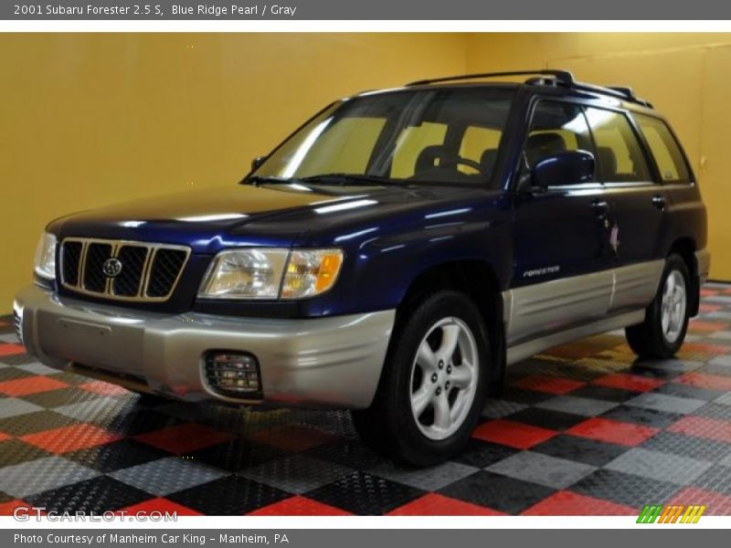 Blue Ridge Pearl / Gray 2001 Subaru Forester 2.5 S