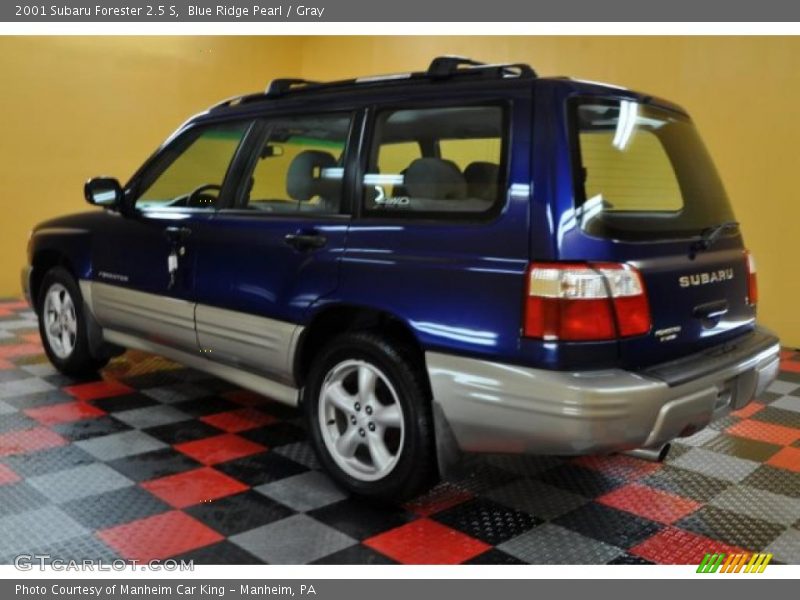 Blue Ridge Pearl / Gray 2001 Subaru Forester 2.5 S