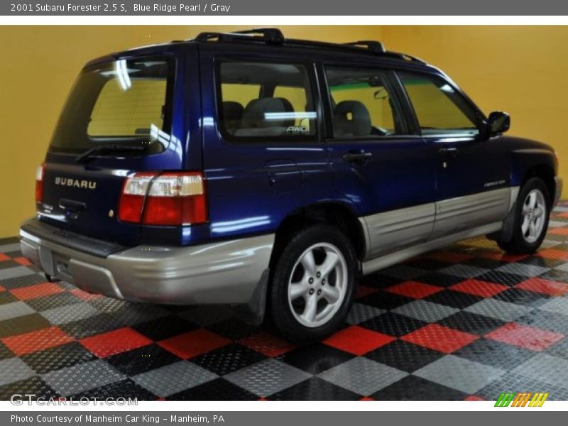Blue Ridge Pearl / Gray 2001 Subaru Forester 2.5 S