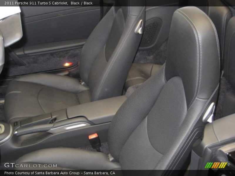  2011 911 Turbo S Cabriolet Black Interior