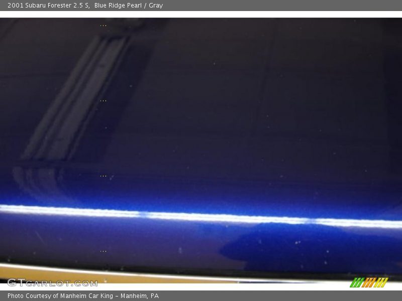 Blue Ridge Pearl / Gray 2001 Subaru Forester 2.5 S