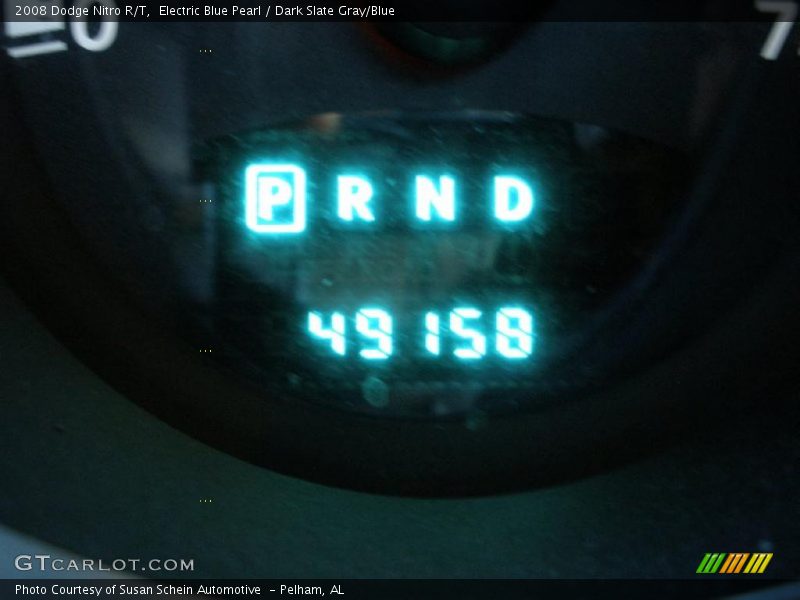 Electric Blue Pearl / Dark Slate Gray/Blue 2008 Dodge Nitro R/T