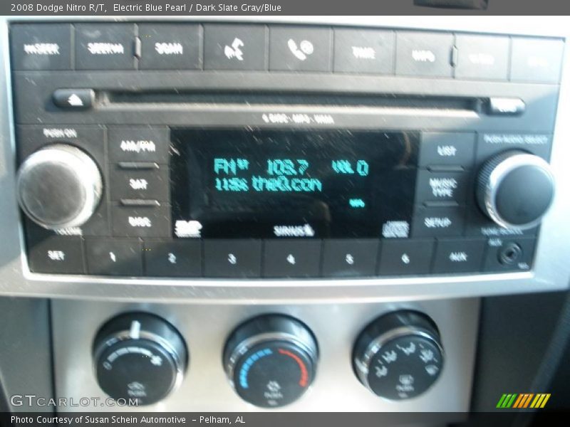 Electric Blue Pearl / Dark Slate Gray/Blue 2008 Dodge Nitro R/T