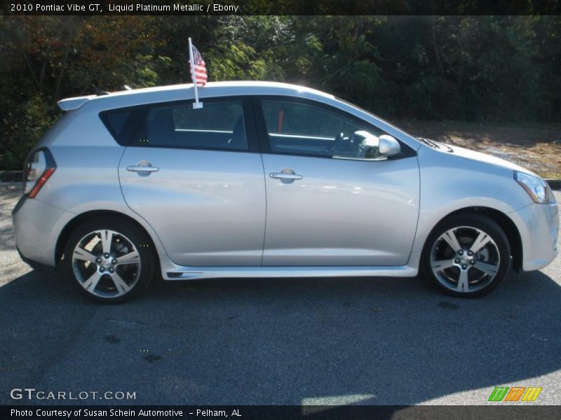 Liquid Platinum Metallic / Ebony 2010 Pontiac Vibe GT