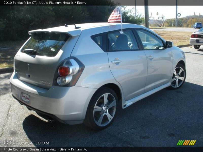 Liquid Platinum Metallic / Ebony 2010 Pontiac Vibe GT