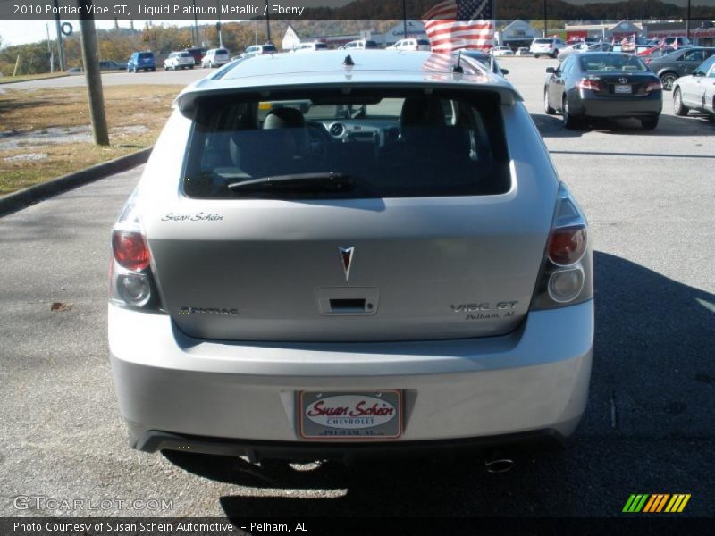 Liquid Platinum Metallic / Ebony 2010 Pontiac Vibe GT