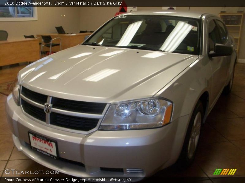 Bright Silver Metallic / Dark Slate Gray 2010 Dodge Avenger SXT