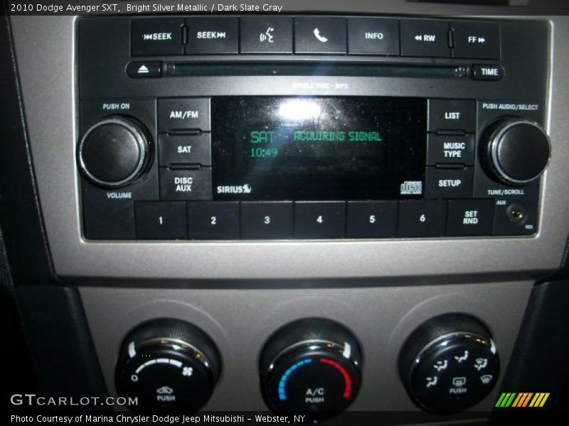 Bright Silver Metallic / Dark Slate Gray 2010 Dodge Avenger SXT