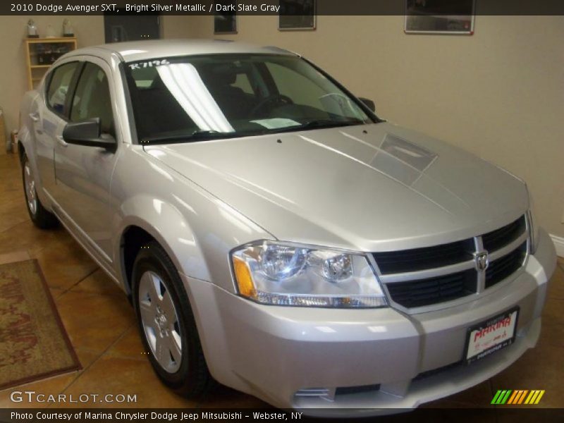 Bright Silver Metallic / Dark Slate Gray 2010 Dodge Avenger SXT