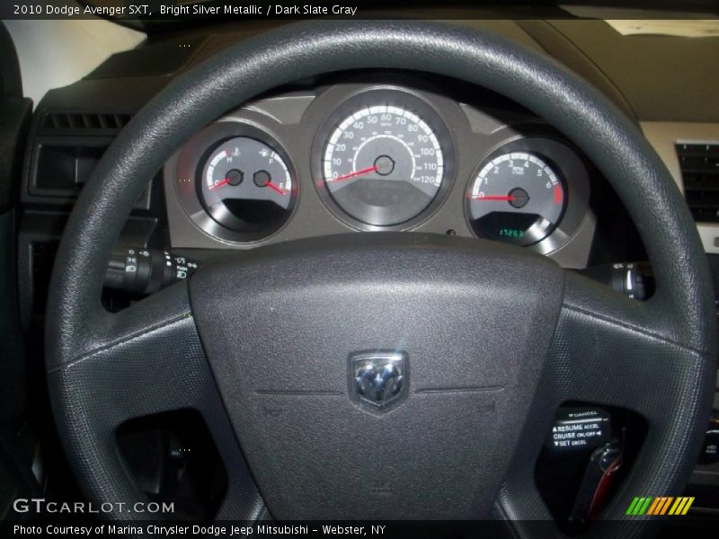 Bright Silver Metallic / Dark Slate Gray 2010 Dodge Avenger SXT