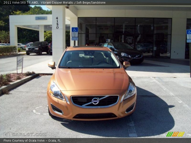  2011 S60 T6 AWD Vibrant Copper Metallic