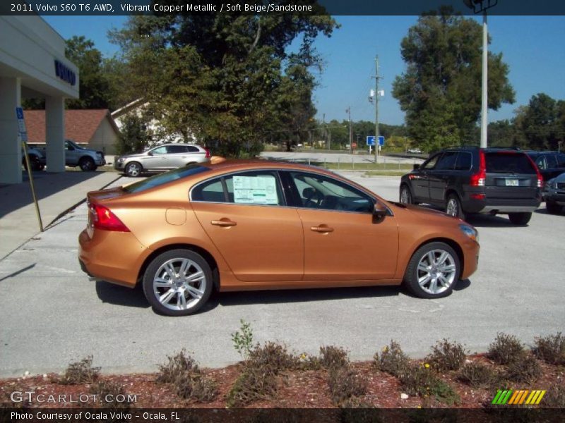  2011 S60 T6 AWD Vibrant Copper Metallic