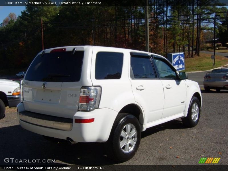 Oxford White / Cashmere 2008 Mercury Mariner V6 4WD
