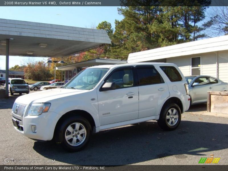 Oxford White / Cashmere 2008 Mercury Mariner V6 4WD