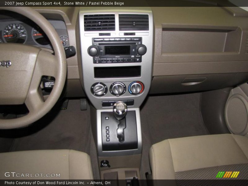 Stone White / Pastel Pebble Beige 2007 Jeep Compass Sport 4x4
