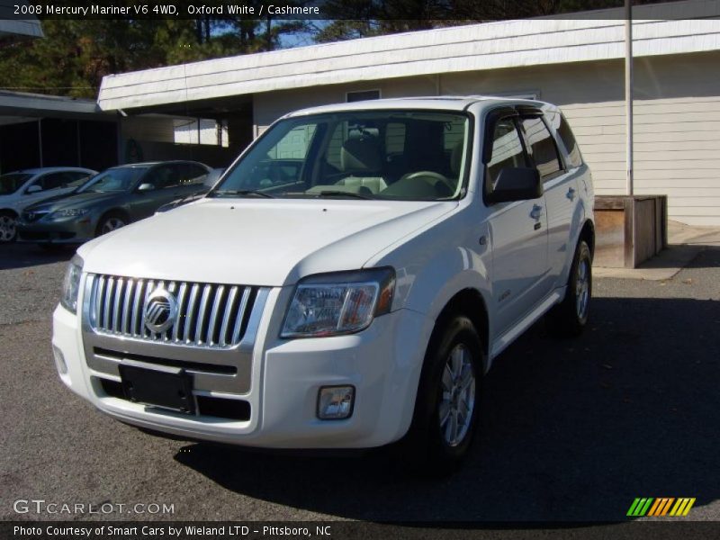 Oxford White / Cashmere 2008 Mercury Mariner V6 4WD
