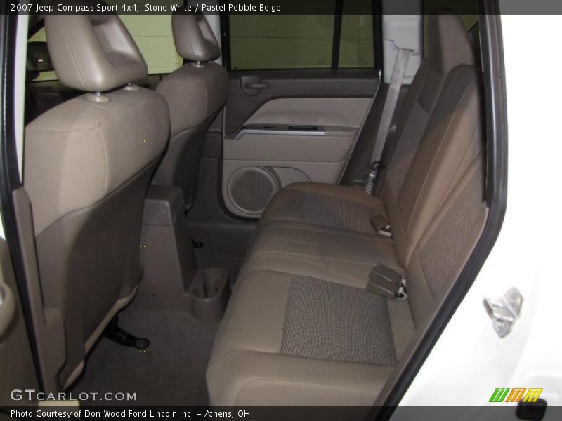 Stone White / Pastel Pebble Beige 2007 Jeep Compass Sport 4x4