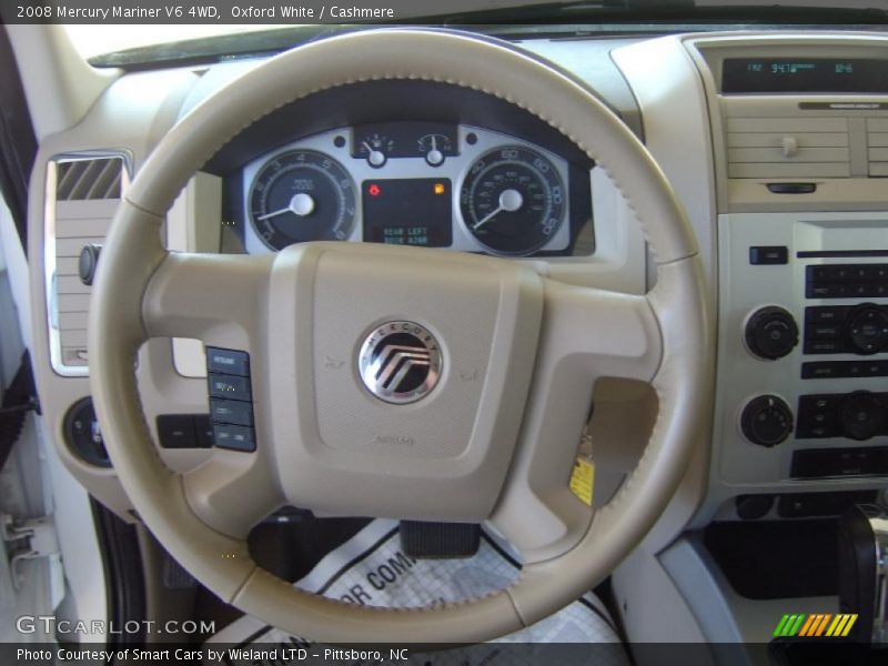 Oxford White / Cashmere 2008 Mercury Mariner V6 4WD