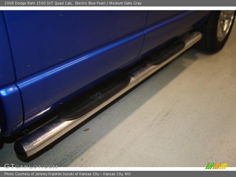 Electric Blue Pearl / Medium Slate Gray 2008 Dodge Ram 1500 SXT Quad Cab