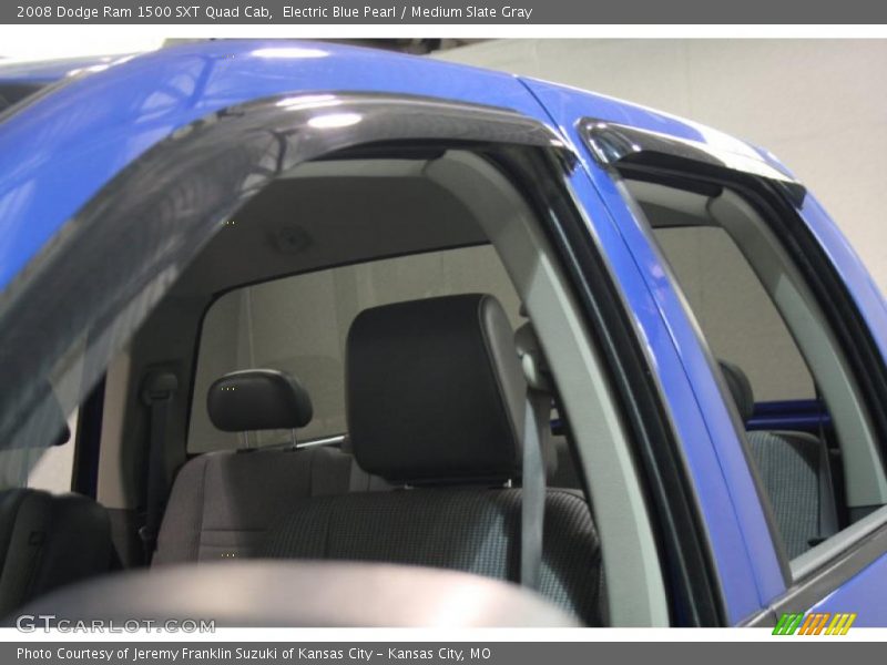 Electric Blue Pearl / Medium Slate Gray 2008 Dodge Ram 1500 SXT Quad Cab