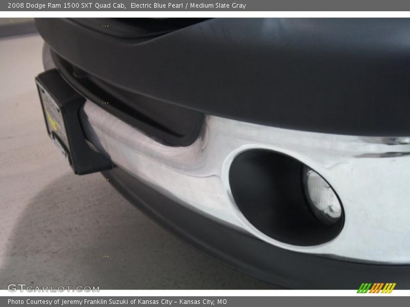 Electric Blue Pearl / Medium Slate Gray 2008 Dodge Ram 1500 SXT Quad Cab