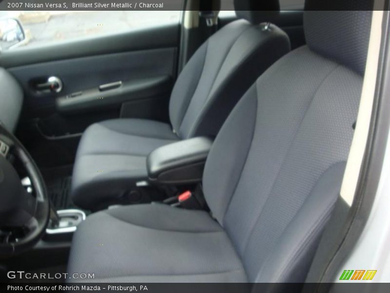 Brilliant Silver Metallic / Charcoal 2007 Nissan Versa S