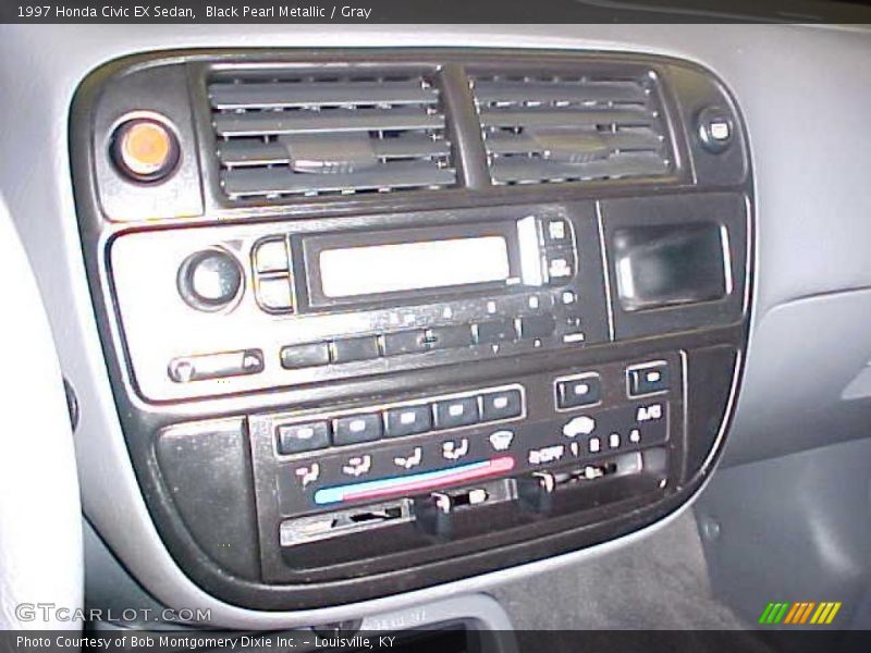 Black Pearl Metallic / Gray 1997 Honda Civic EX Sedan