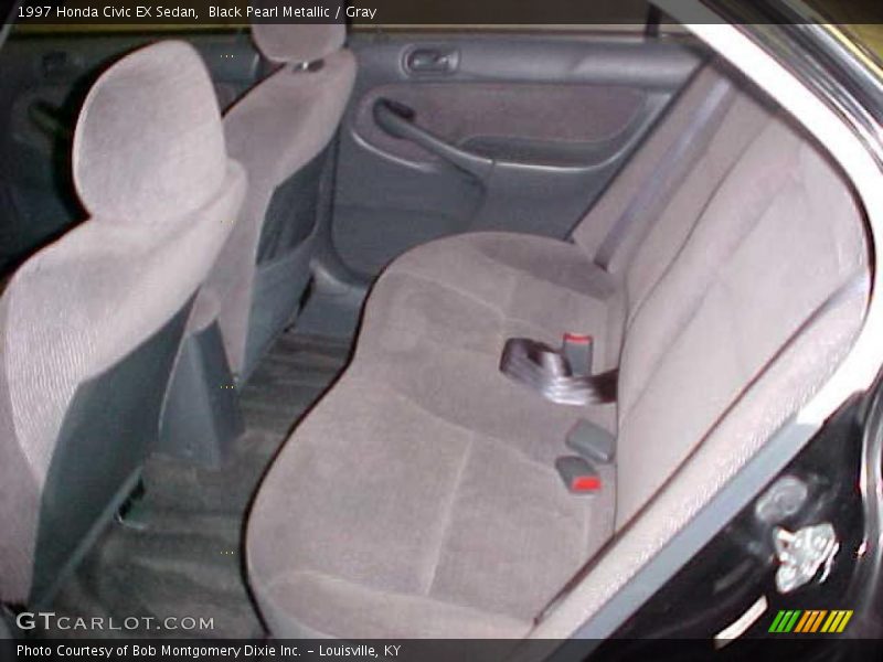 Black Pearl Metallic / Gray 1997 Honda Civic EX Sedan